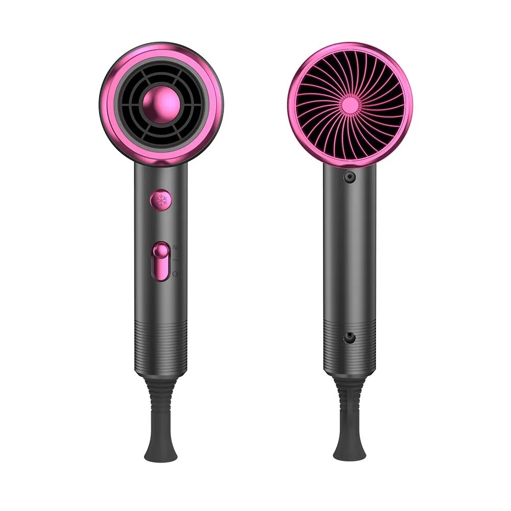 Difüzör ile saç kurutma makinesi fön makinesi tarak fırça 1800W iyonik Dama olmadan Temperature sertemperature sıcaklık saç bakımı ile saç kurutucular - Görsel 2
