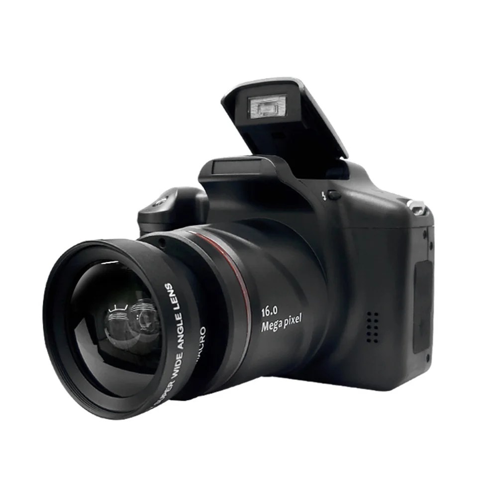Dijital kamera fotoğraf 16X dijital Zoom ile 16MP Vlogging kamera seyahat ev ofis için Video kamera kullanarak kompakt kolay