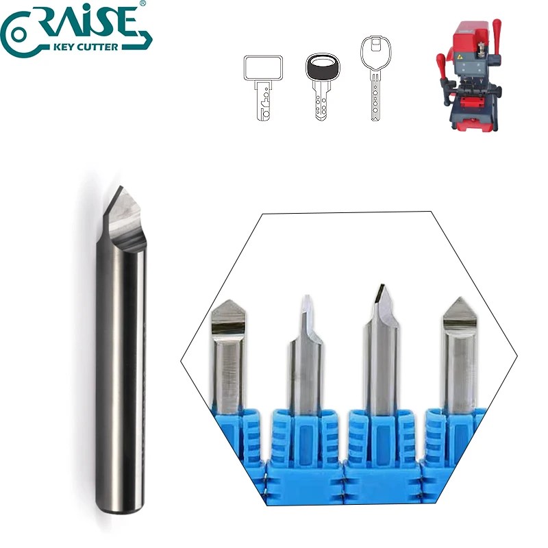 Dimple kesici 90 ° 95 ° 105 ° freze kesicisi anahtar yapma makinesi çilingir araçları için gamze tuşları kopyalamak için