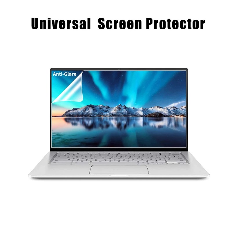Ekran oranı 16:9 14.1 15.6 inç mat ve mavi ışık dizüstü ekran koruyucu yumuşak şeffaf Film için Samsung/Lenovo/Dell dizüstü