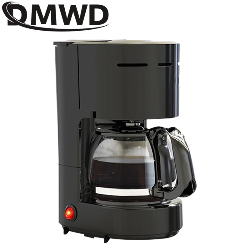 Elektrik damla kahve makinesi 650ml ev yarı otomatik bira demlik amerikan kahve makinesi Espresso ab