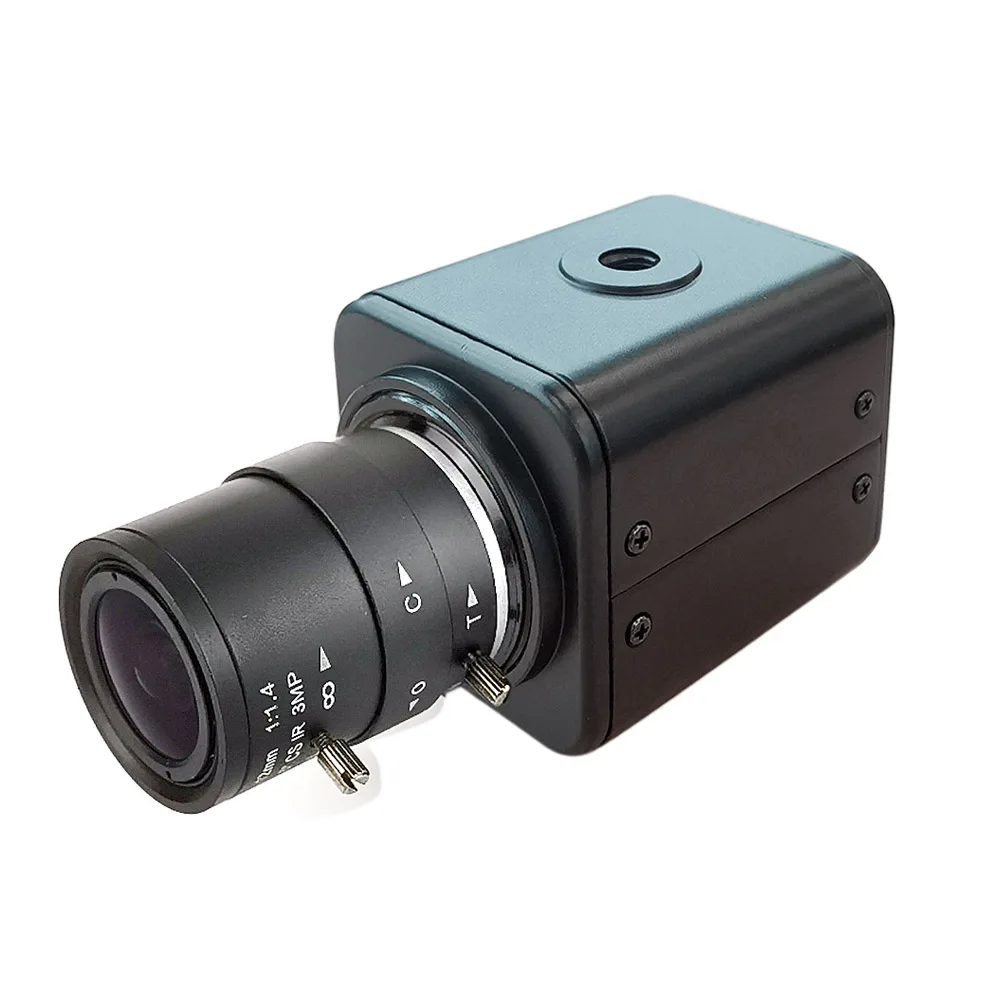 Endüstriyel HD-SDI 2.0 megapiksel 1080P 5-50mm 2.8-12mm manuel Zoom Varifocal Lens CCTV güvenlik kutusu SDI kamera