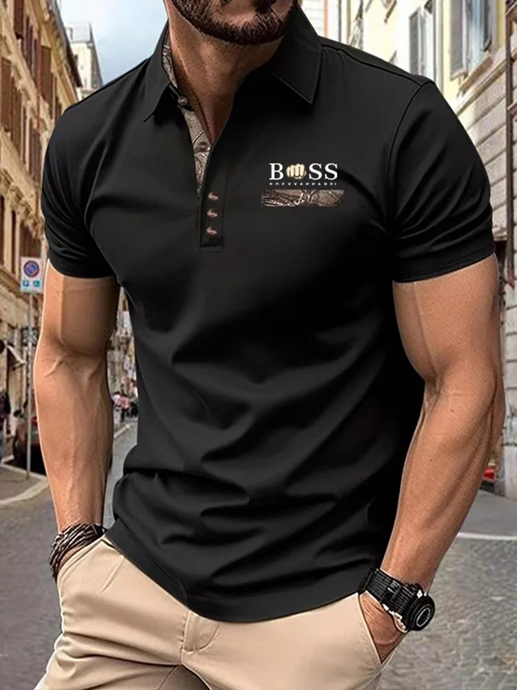 Erkek Polo yaz kısa kollu Polo GÖMLEK yüksek kaliteli Polo yeni giyim yaz sokak giyim rahat moda erkek üst