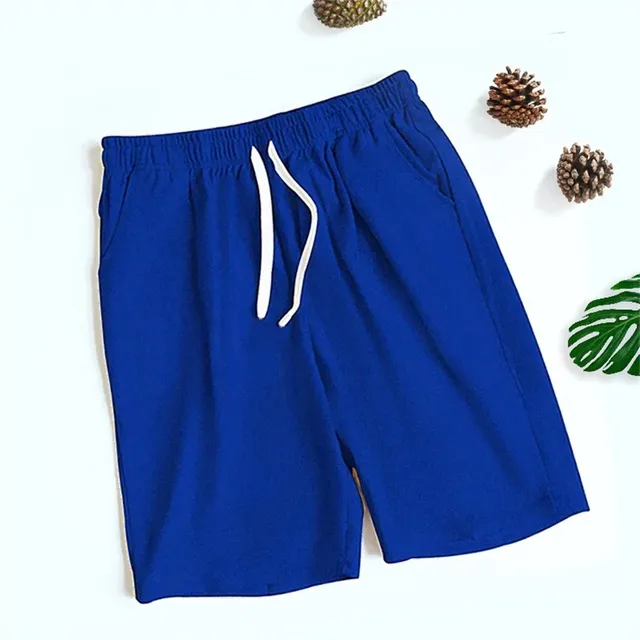 Erkek yaz serin şort mayo hızlı kuru sörf plaj kurulu elastik bel rahat pantolon erkek örgü koşu spor Sweatpant