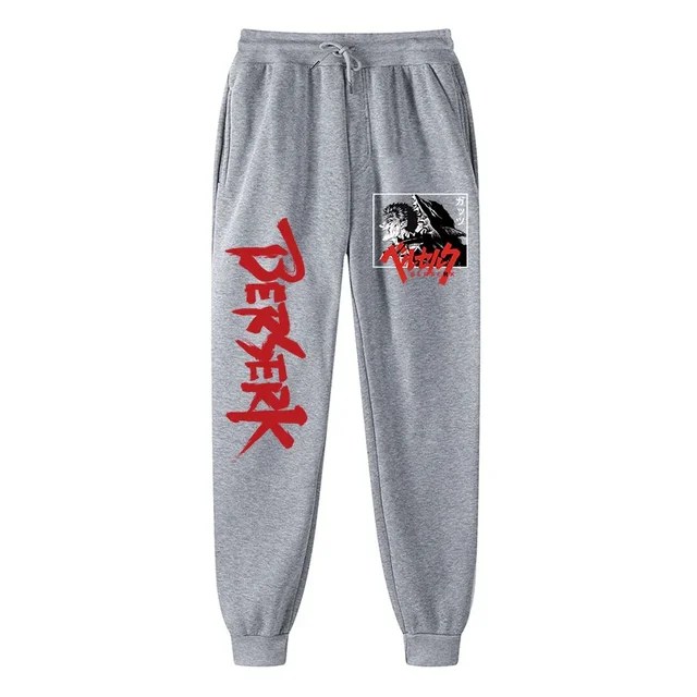 Erkekler için Anime Berserk baskı Sweatpants atletik Joggers pantolon bahar güz rahat polar cepli pantolon Cosplay kostüm - Görsel 22