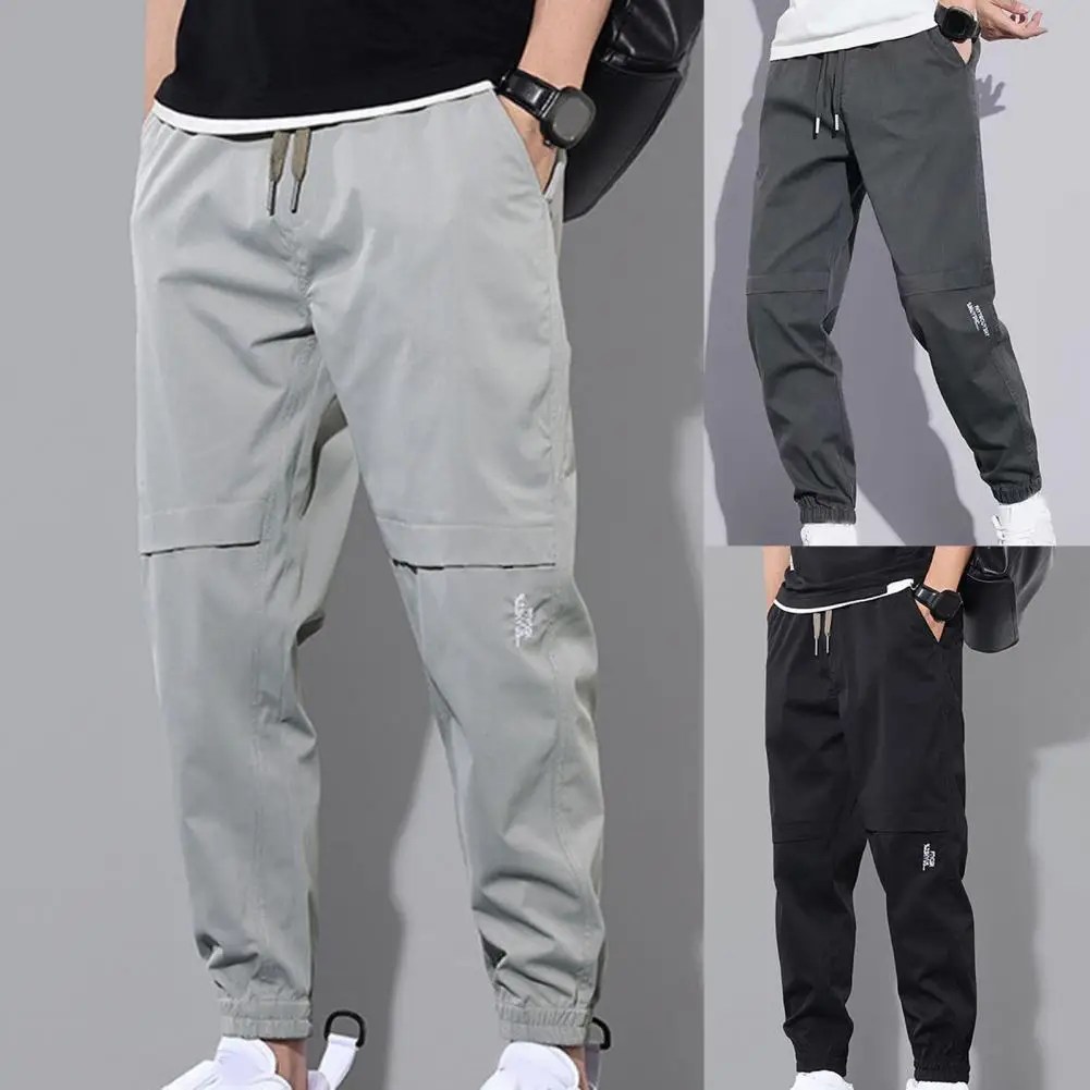 Erkekler için Günlük Kargo Pantolon 2024 Hip Hop Sokak Giyimi Jogger Pantolon Moda Pantolon Çok Cep Günlük Joggers Eşofman Altı Erkek Pantolonu