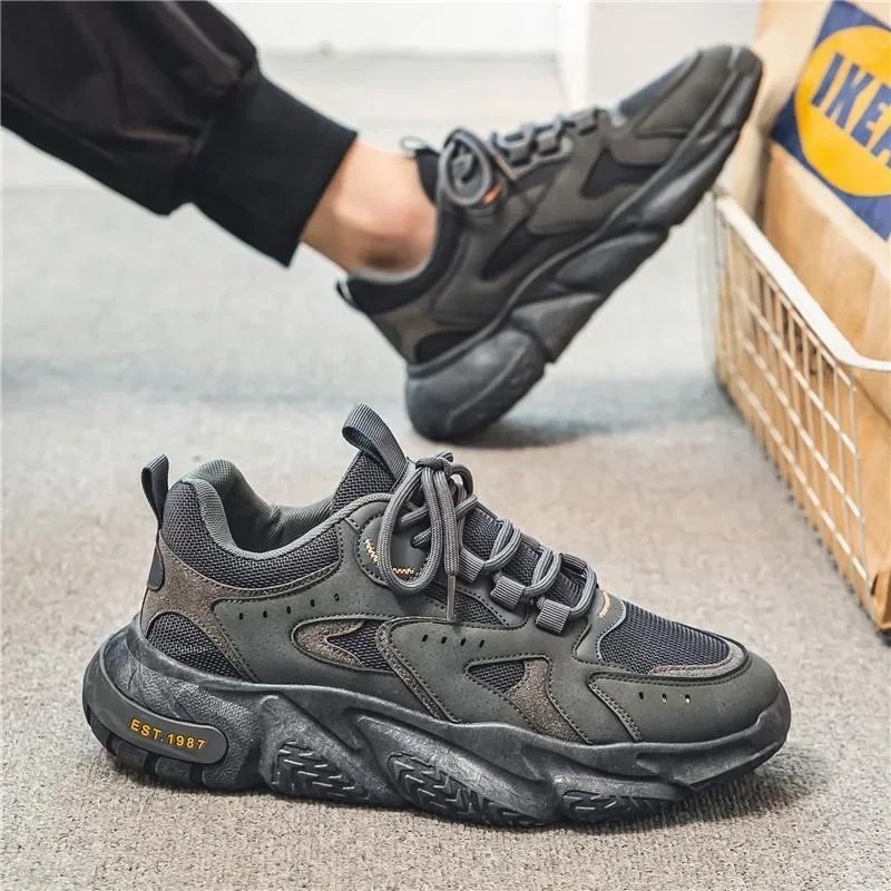 Erkekler için Trendy rahat ayakkabılar marka erkek Sneakers sıcak satış rahat ve nefes erkek Platform ayakkabılar Zapatillas De Hombre