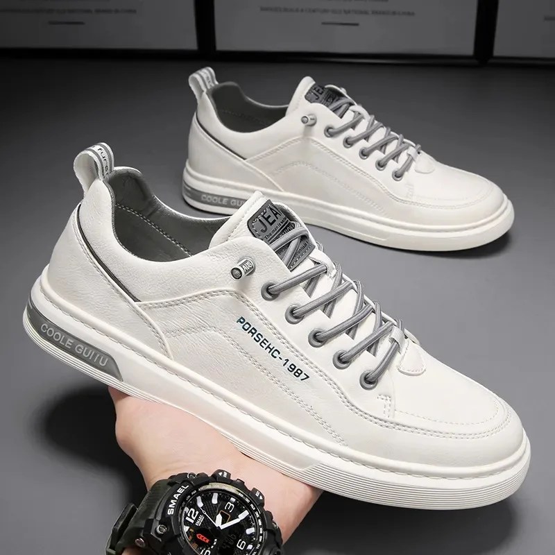 Erkekler için yeni ayakkabı rahat düz gündelik erkek ayakkabısı açık vahşi erkek Sneakers High End moda bir Pedal elbise ayakkabı erkek
