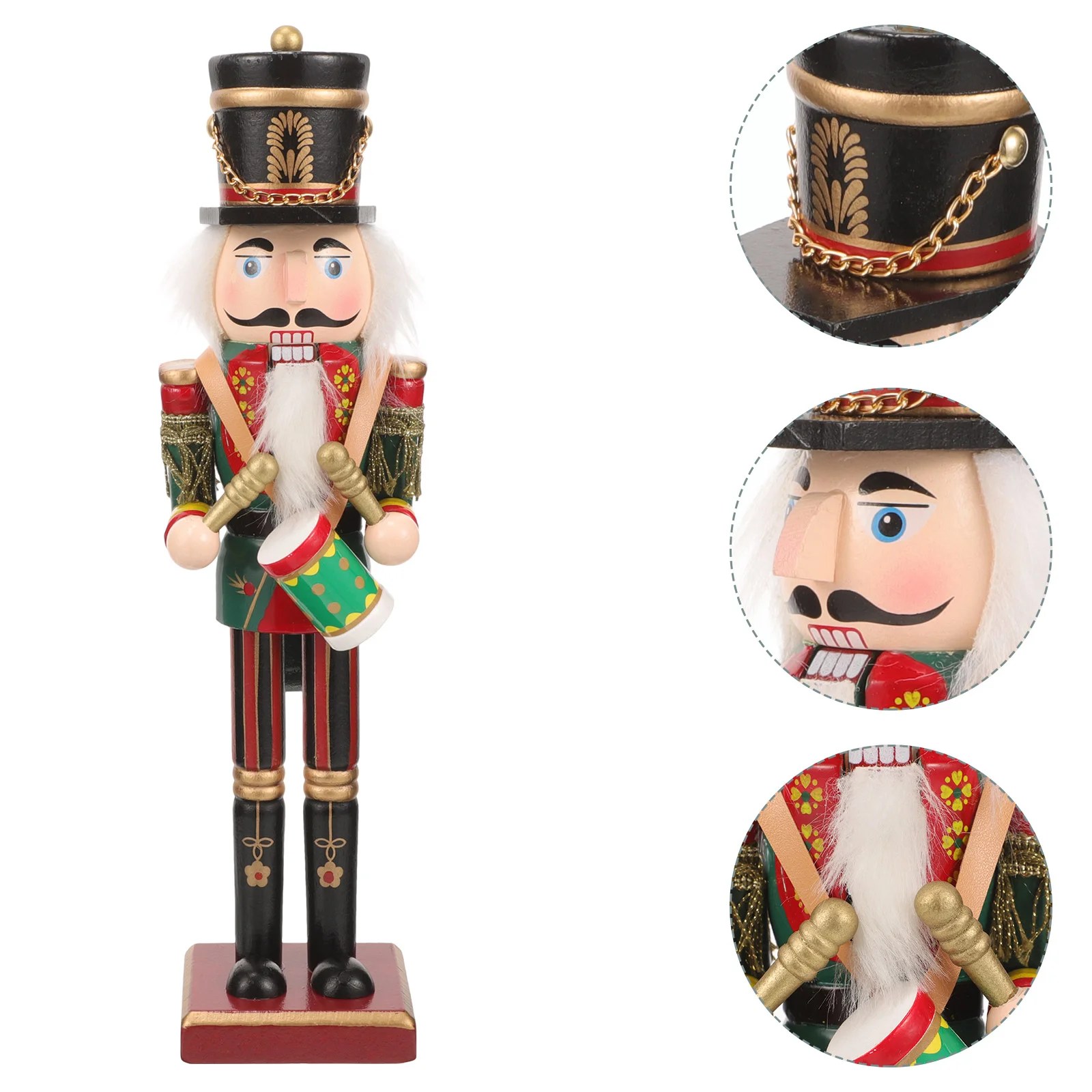 Fındıkkıran takvim Xmas noel hediyesi heykeli parti Favor ahşap masaüstü fındıkkıran dekor Advent