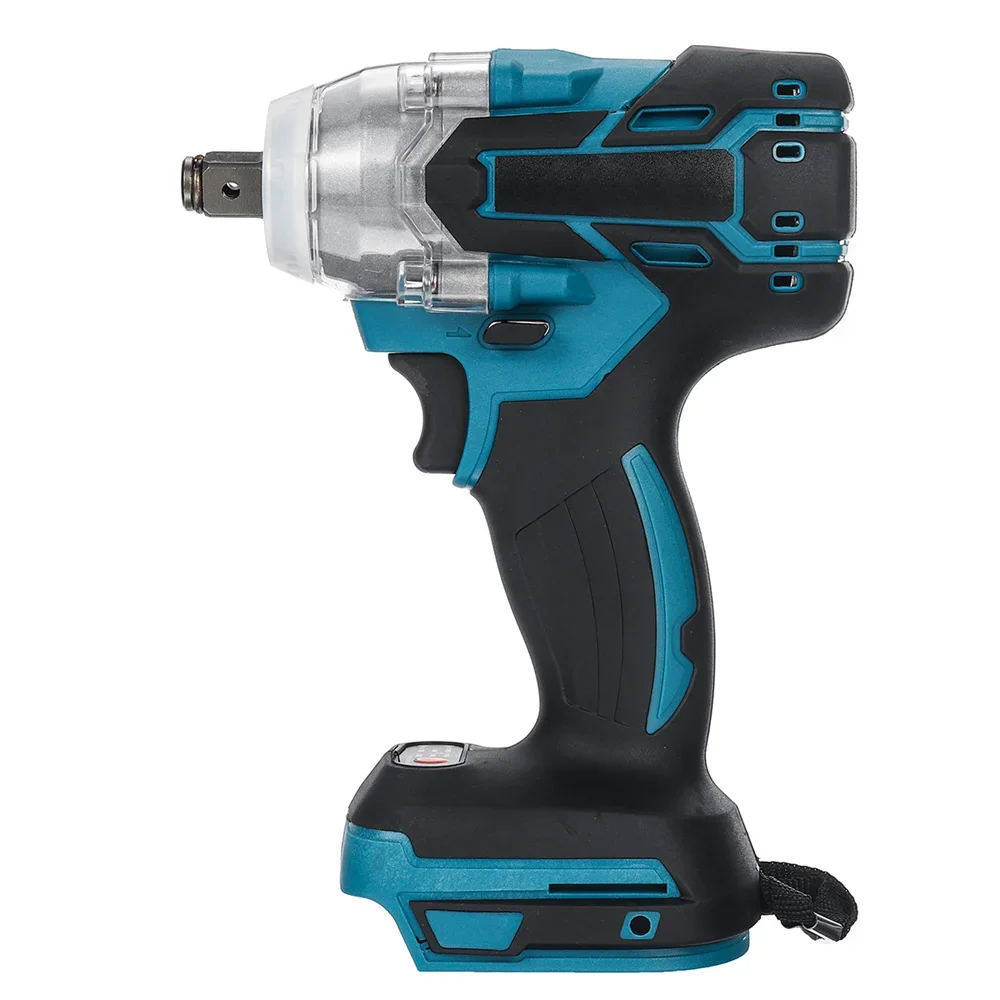 Fırçasız akülü elektrikli darbeli anahtar şarj edilebilir darbe anahtarı 18V Makita pil adapte kademesiz hız değişimi anahtarı