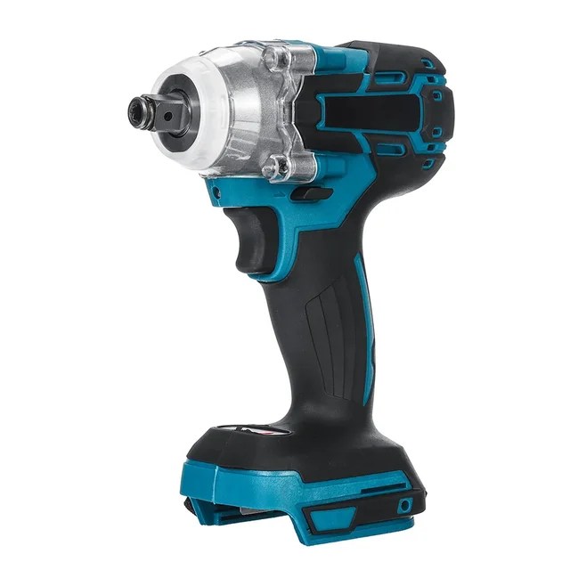 Fırçasız akülü elektrikli darbeli anahtar şarj edilebilir darbe anahtarı 18V Makita pil adapte kademesiz hız değişimi anahtarı - Görsel 6