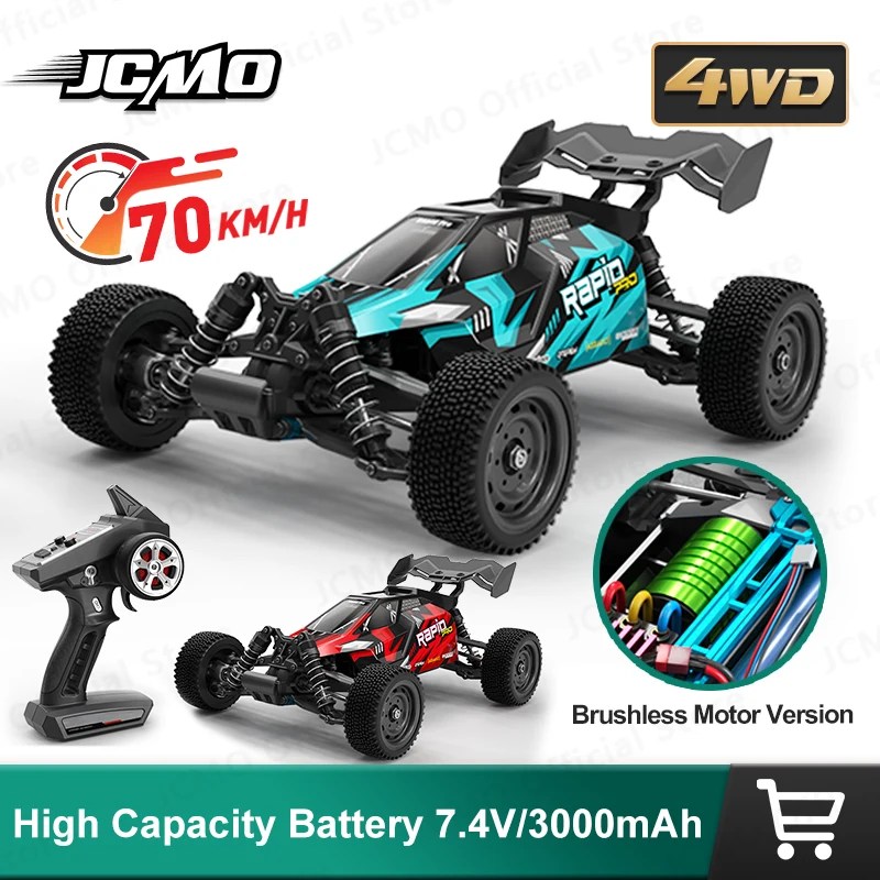 Fırçasız yarış arabası 1:16 4WD RC araba 70 km/s yüksek hızlı Off-Road arabalar 7.4V/3000mAh 2.4G radyo uzaktan kumanda oyuncak arabalar SCY 16201