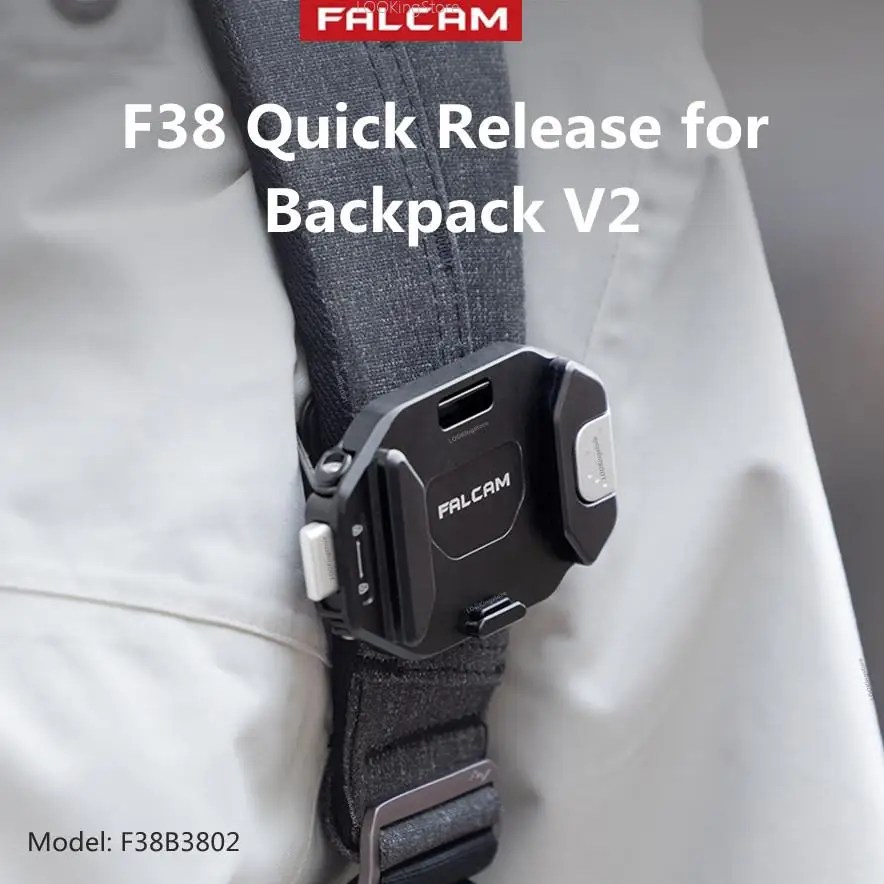 FALCAM F38 sırt çantası için hızlı bırakma kiti V2 F38 B3803 F38B3803 hızlı bırakma tabanı sırt çantası V2 F38B3802 kamera kayışı klip