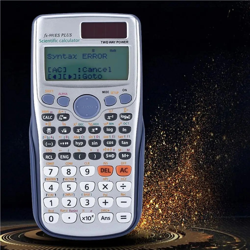 FX-991ES-PLUS hesap makinesi 417 fonksiyonları üniversite hesaplama aracı bilgisayar okul ofis sikke pil grafik