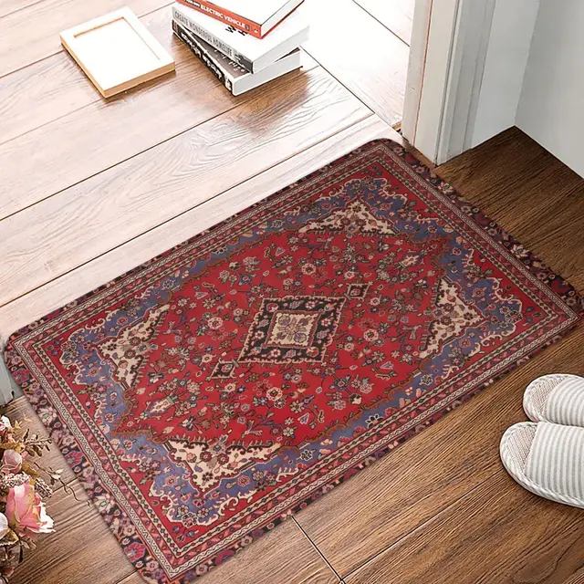 Fas etnik dekoratif banyo paspasları yumuşak mutfak paspasları ev oturma odası halı giriş kapısı paspaslar küçük kilim