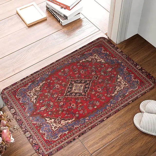 Fas etnik dekoratif banyo paspasları yumuşak mutfak paspasları ev oturma odası halı giriş kapısı paspaslar küçük kilim - Görsel 14