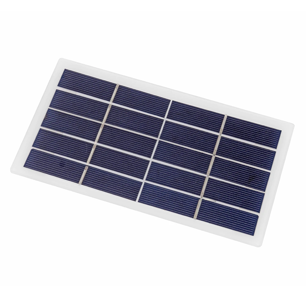 GÜNEŞ PANELI V pil için timsah klipleri ile 2W 5V 3.7-Polycrystalline silikon DIY şarj cihazı