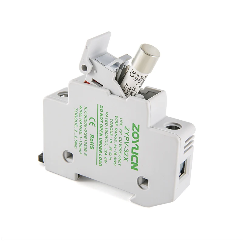 Güneş PV sigorta tutucu DC 1000V PV sigortalar 10A/15A/30A yüksek gerilim güneş sistemi için koruma değil bir set