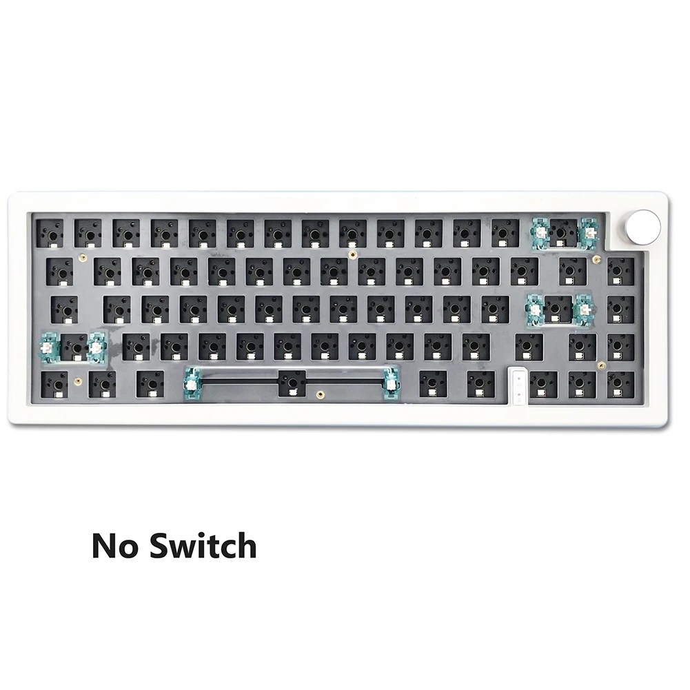 GMK67 DIY sıcak değiştirilebilir mekanik klavye kiti Bluetooth kablosuz klavye RGB arka conta yapısı oyun klavyesi