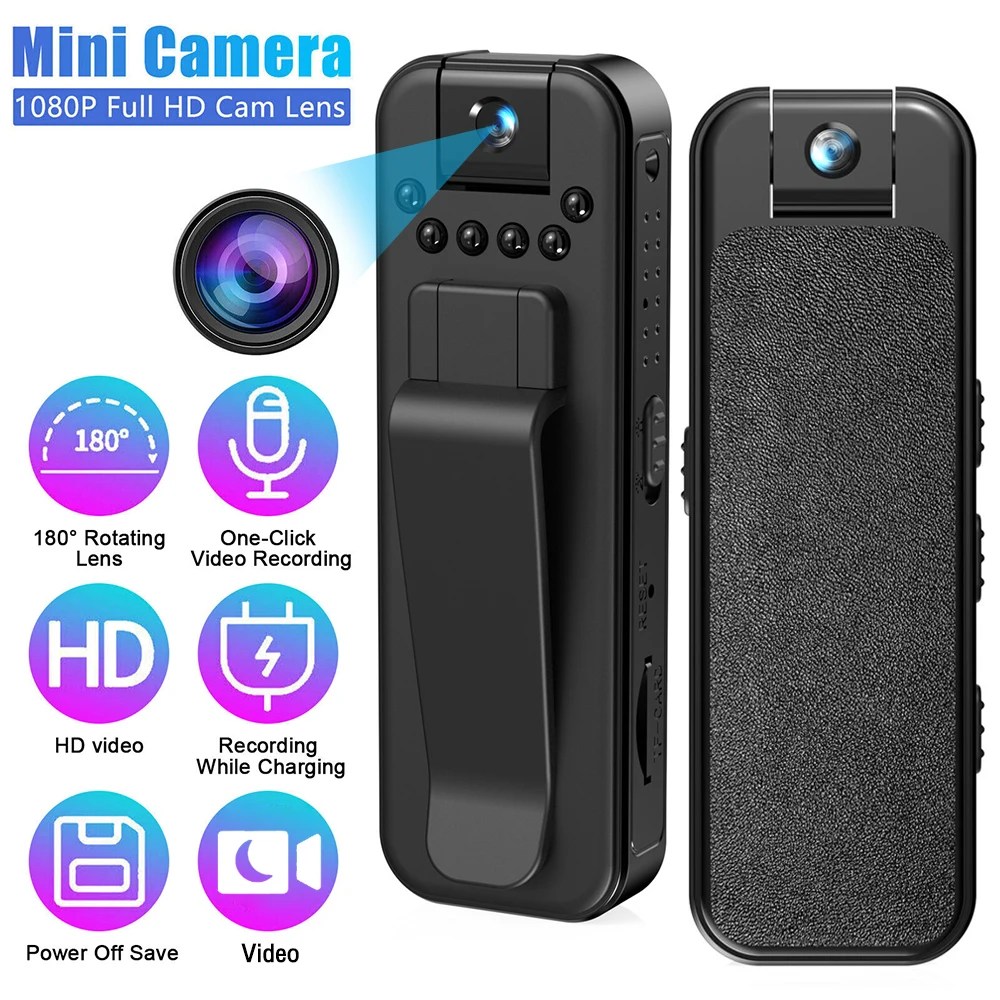 HD 1080P Mini kamera kızılötesi gece görüş küçük vücut kamerası Video kaydedici açık spor DV DVR Video gözetim kamera