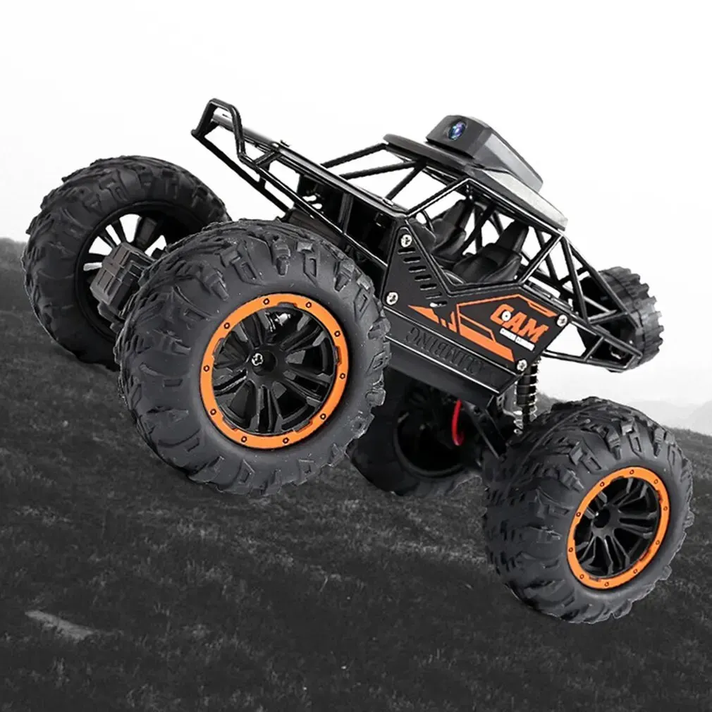 HD 720P WIFI FPV kamera ile Rc araba Off-Road uzaktan kumanda dublör araba 1:18 2.4G SUV radyo kontrol tırmanma oyuncaklar çocuklar için