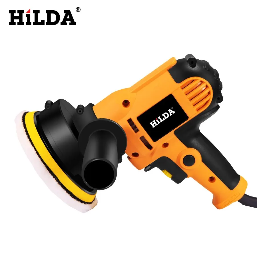 HILDA elektrikli araba parlatıcı makinesi otomatik parlatma makinesi ayarlanabilir hız zımpara ağda araçları araba aksesuarları Powewr araçları