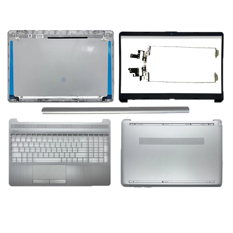 HP 15-DW 15S-DU DR 250 G8 için yeni TPN-C139 Laptop LCD arka kapak ön çerçeve Palmrest alt kasa L52012-001 L52007-001 menteşeler