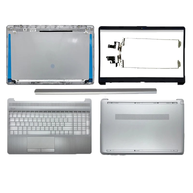 HP 15-DW 15S-DU DR 250 G8 için yeni TPN-C139 Laptop LCD arka kapak ön çerçeve Palmrest alt kasa L52012-001 L52007-001 menteşeler