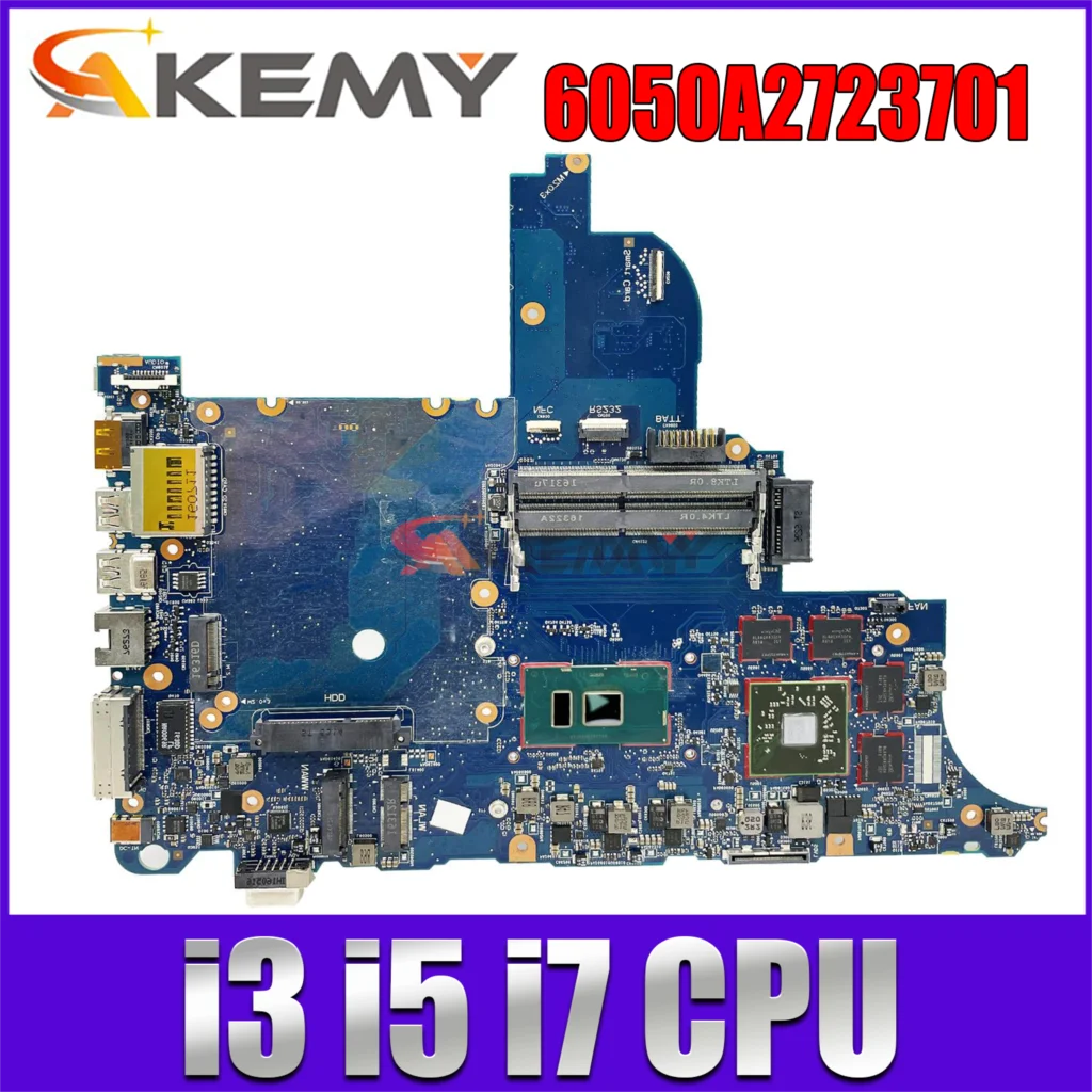 HP HP 640 G2 için 6050A2723701 anakart 650 G2 Laptop anakart i3 i5 i7 CPU 852724-501 840715-601 840718-501 klavye