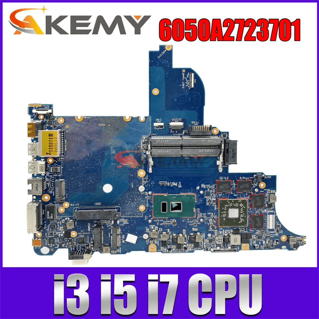 HP HP 640 G2 için 6050A2723701 anakart 650 G2 Laptop anakart i3 i5 i7 CPU 852724-501 840715-601 840718-501 klavye