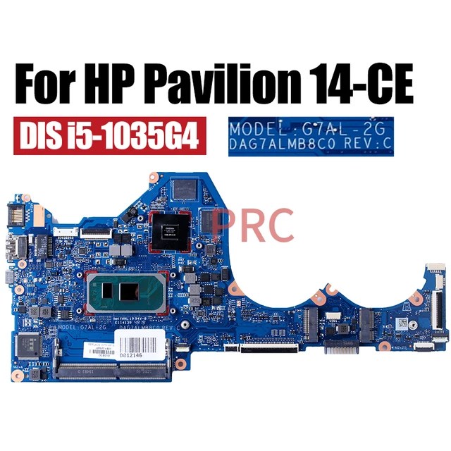 HP Pavilion 14-CE için DAG7ALMB8C0 Laptop anakart i3 i5 10th Gen 940MX 2G L67077-601 L67082-601 L67082-601 dizüstü anakart - Görsel 9
