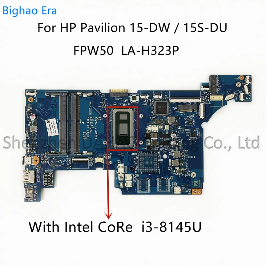 HP Pavilion 15S-DU 15-DW Laptop anakart FPW50 LA-H323P Intel i3 i5 i7 CPU DDR4 SPS ile: L51985-601 L51986-601 L51987-601