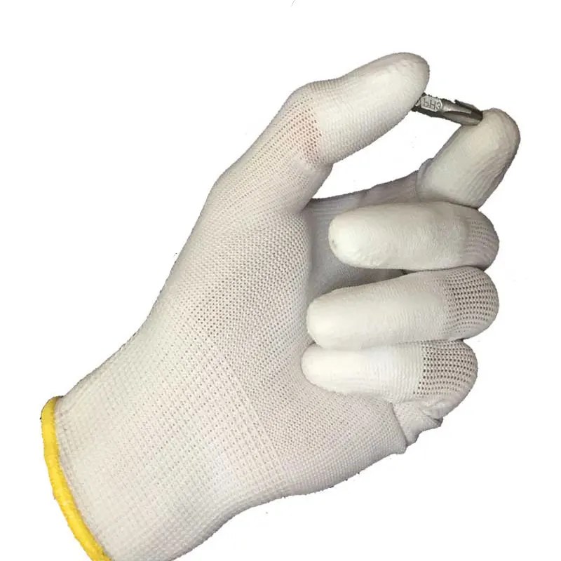 Anti Statik ESD Güvenli Evrensel Beyaz Eldiven Elektronik Çalışma Eldivenleri PC Bilgisayar Antiskid Parmak Koruyucu Ücretsiz Kargo - AliExpress