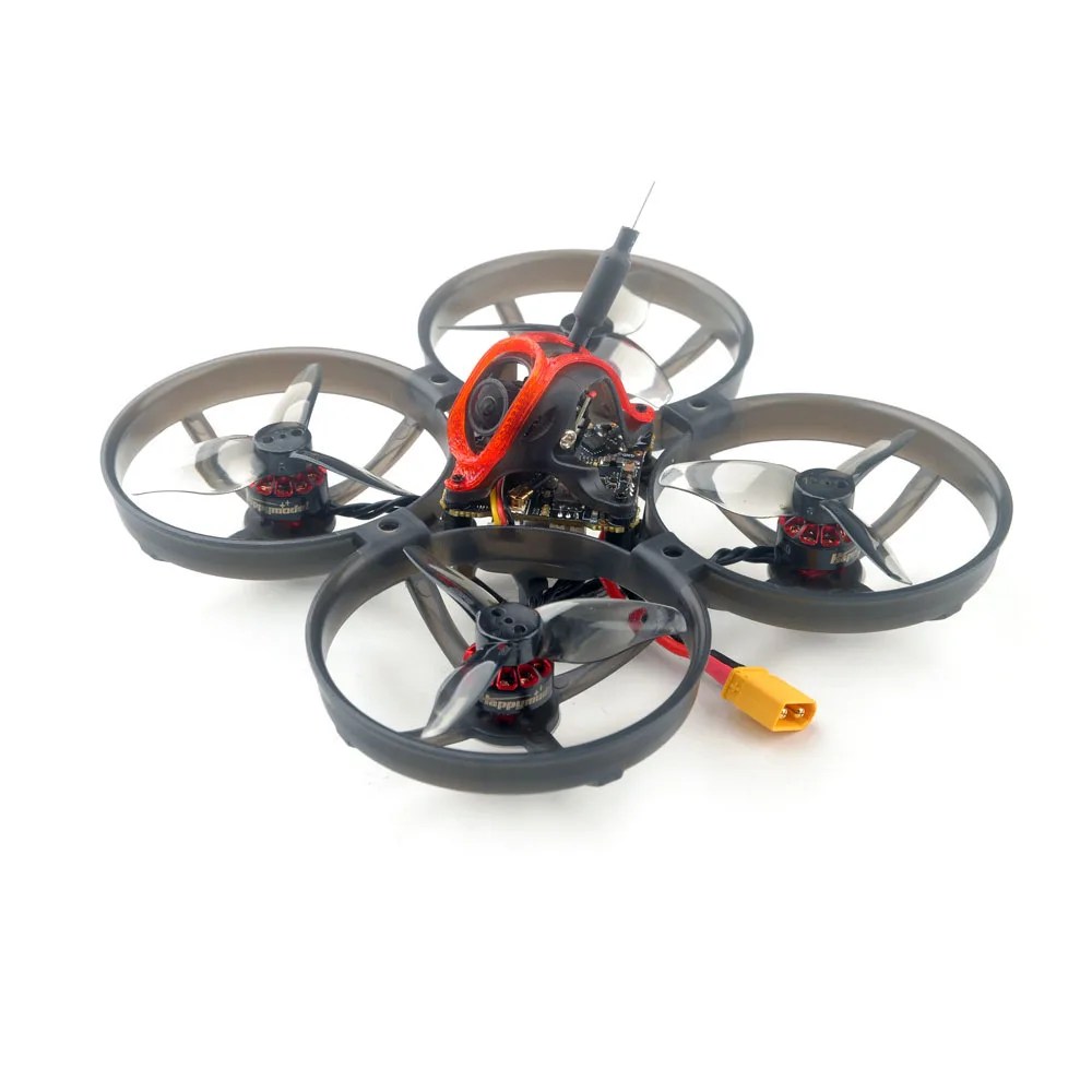 Happymodel Mobula8 1-2S 85mm mikro FPV yarış RC Drone Whoop Quadcopter Drone ELRS/FRSLY alıcı X12 AIO Caddx karınca fırçasız - Görsel 1
