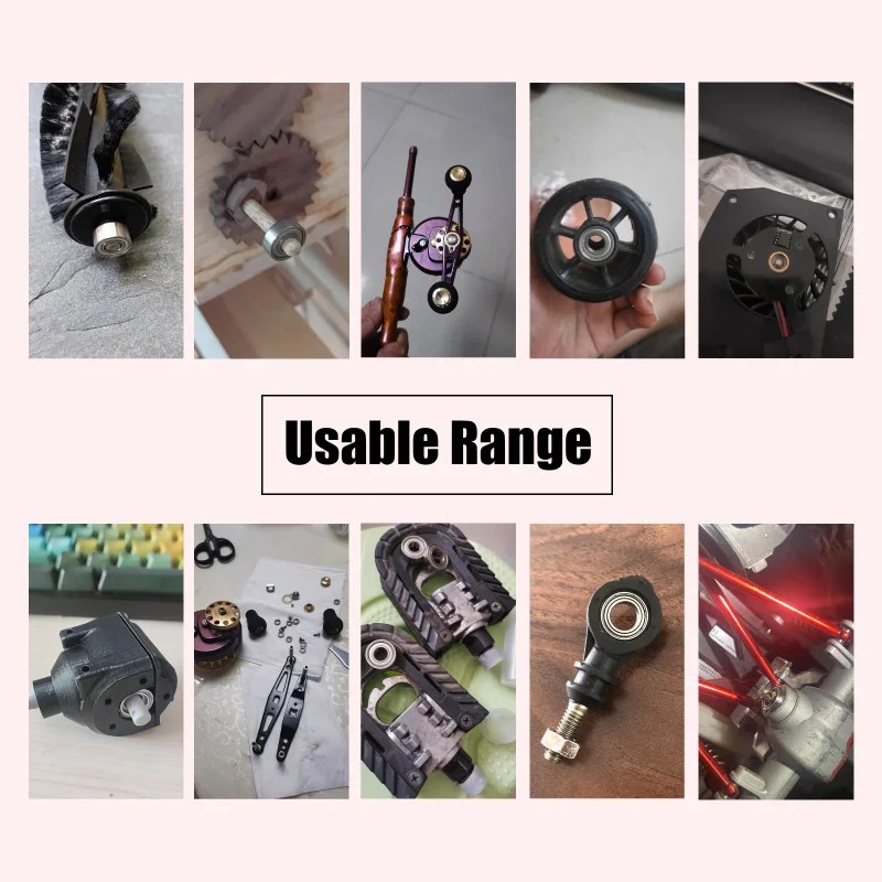 Hassas mini minyatür rulman MR52ZZ MR63ZZ MR74ZZ MR85ZZ MR106 MR117 rulman çelik yüksek hızlı oyuncak Motor modeli küçük rulman - Görsel 6