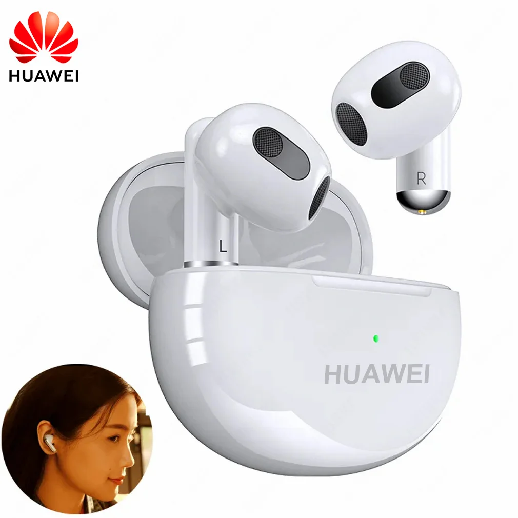 Huawei Mini tomurcukları Pro Bluetooth kulaklık kablosuz kulaklıklar TWS spor kulaklıklar dokunmatik kontrol ENC kulakiçi hava Pro 4 iPhone için