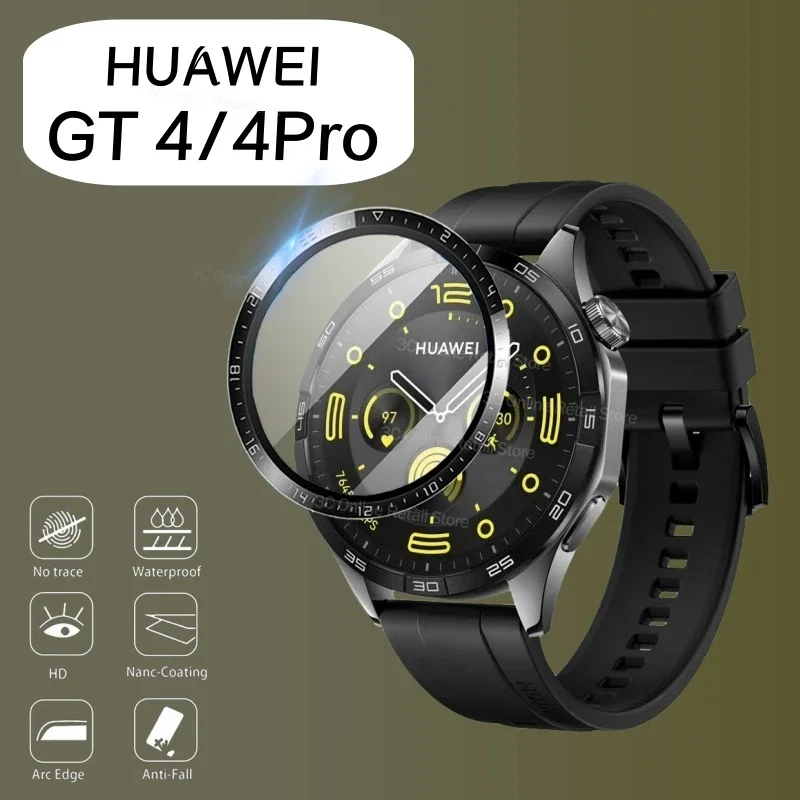 Huawei için ekran koruyucu izle GT 4 Huawei pro 41mm 46mm 41mm akıllı İzle koruyucu Film için Huawei GT4 GT 3 pro yumuşak cam