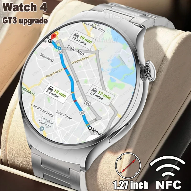 Huawei izle 4 Mini GPS Smartwatch kadınlar için AMOLED 360*360 HD ekran vücut sıcaklığı su geçirmez NFC Lady Smartwatch 2023 yeni