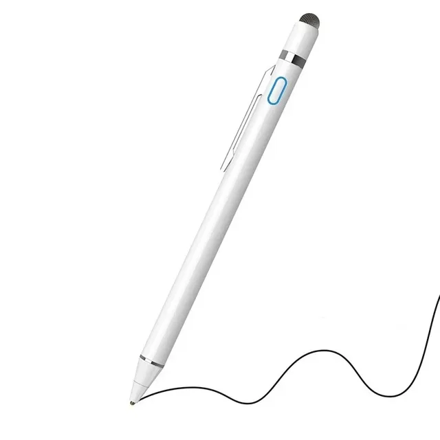 IOS Android apple pencil1 için evrensel Stylus kalem iPad hava Pro kalem dokunmatik kalem ile Huawei Xiaomi iPhone için uygun klip 2 in 1