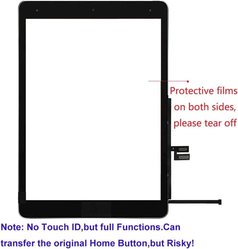 IPad 9 9 9 Gen 2021 A2603 A2604 iPad9 10.2 LCD dış dokunmatik ekran Digitizer ön cam ekran dokunmatik Panel değiştirme - Görsel 3