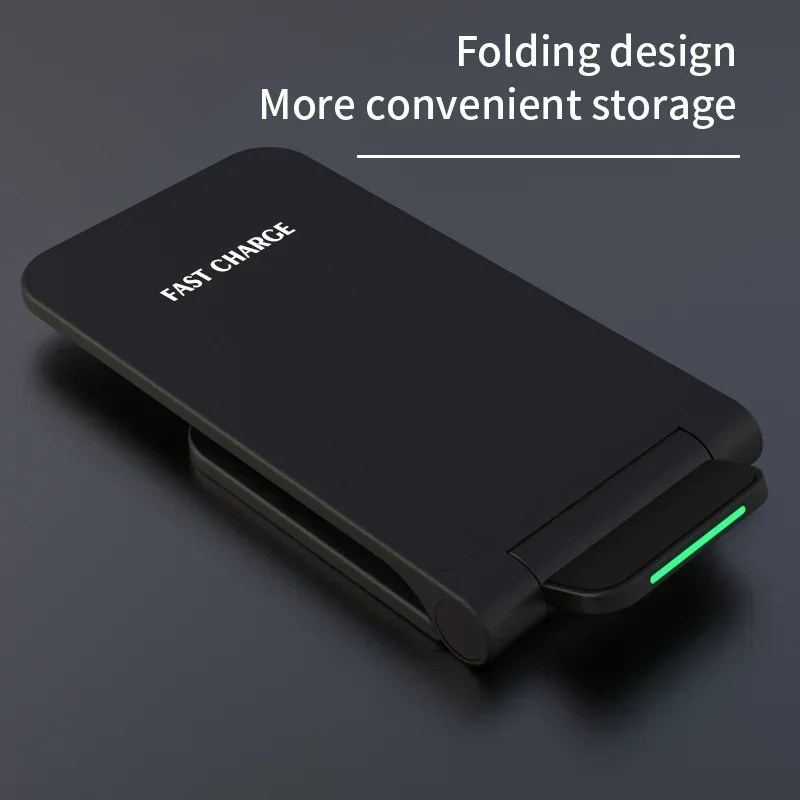IPhone 15 için 100W kablosuz hızlı şarj 14 13 12 ProMax11 standı hızlı şarj şarj Samsung not 20/10 S21 Ultra katlanabilir - Görsel 2