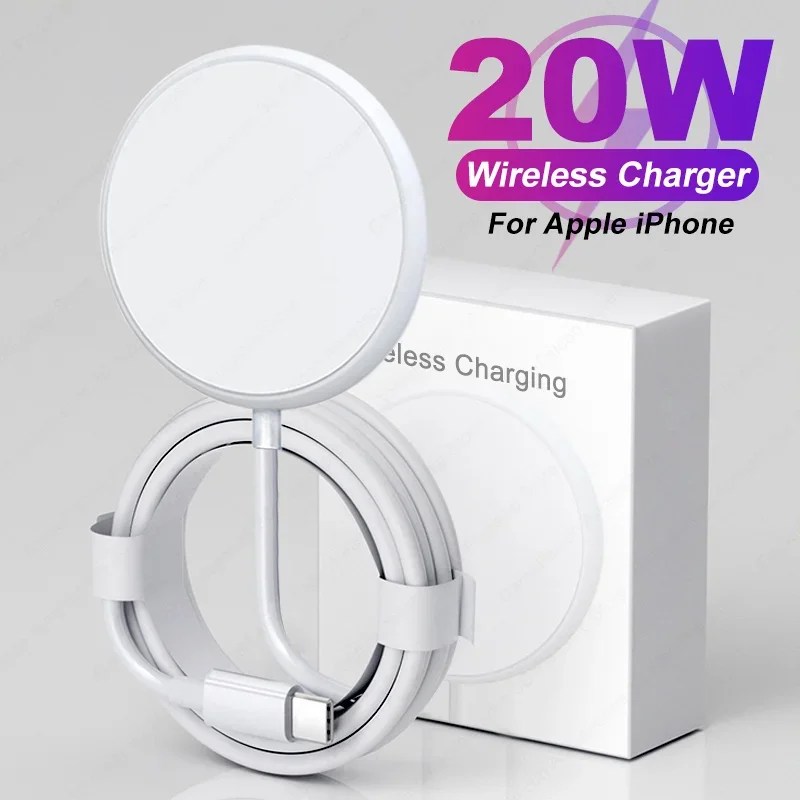 IPhone için Magsafe 15 Pro Max manyetik kablosuz şarj Apple 14 artı 13 12 11 X XS XR 8 AirPods şarj telefon aksesuarları