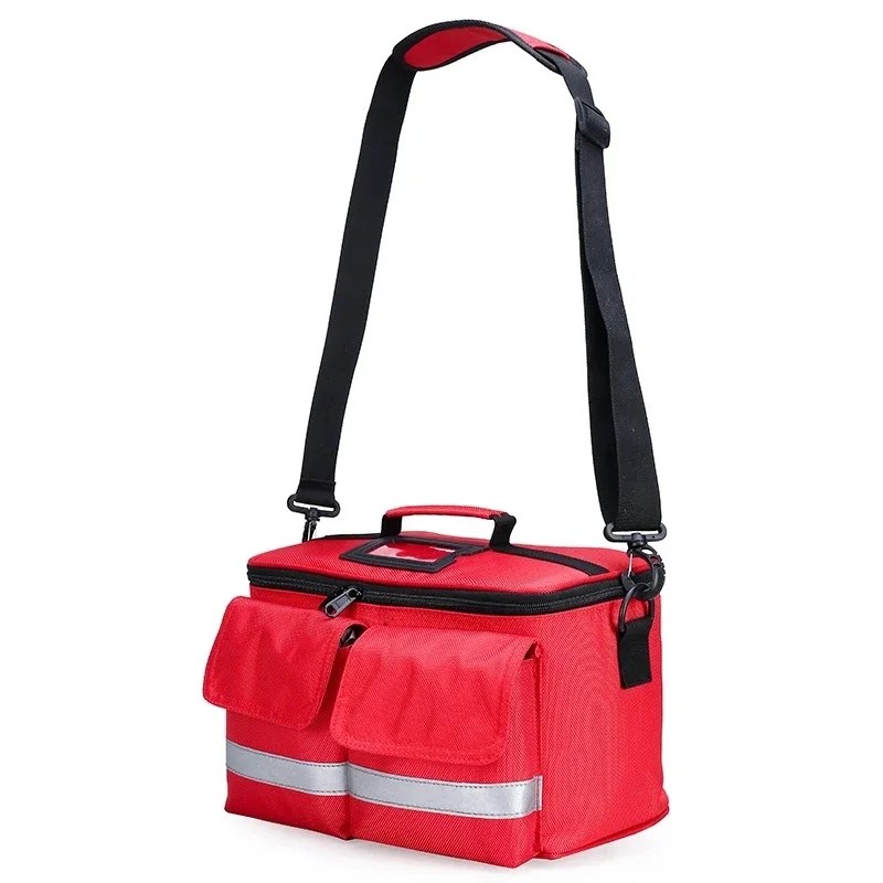 Ilk yardım kiti acil durum kiti durumda BackpackTravel ev su geçirmez aile ilaç kiti ShoulderMedical çanta boş araba taşınabilir