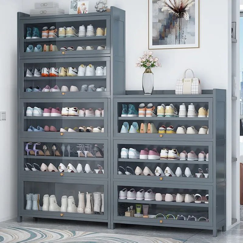 Ince köşe ayakkabı dolabı depolama oturma odası basit organizatör ayakkabı rafı dolap tutucu Mueble Zapatero koridor mobilya XF30XP