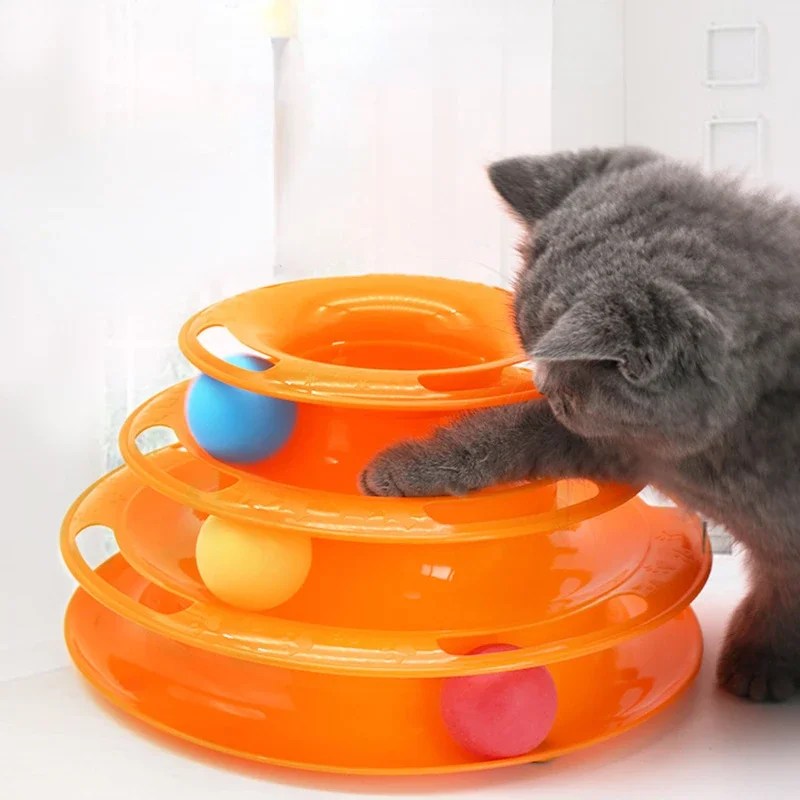Interaktif kule kedi oyuncak pikap kediler için rulo toplar oyuncaklar yavru Teaser bulmaca parça oyuncak evcil eğitim malzemeleri aksesuarları