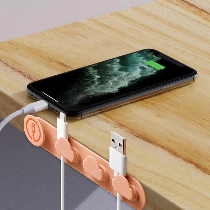 Kablo düzenleyici USB kablosu sarıcı masaüstü düzenli yönetim klipleri fare kulaklık için kablo tutucu tel organizatör
