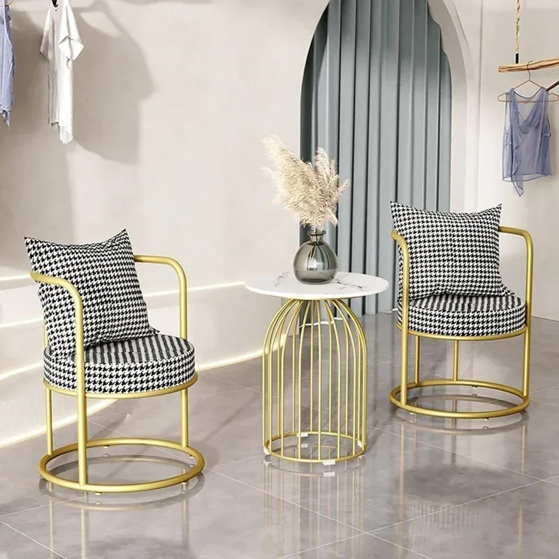Kadife sandalyeler oturma odası salonlar rahat taşınabilir Relax tasarımcı lüks salonlar sandalye Modern Sillas Plegables mobilya MQ50KT - Görsel 3