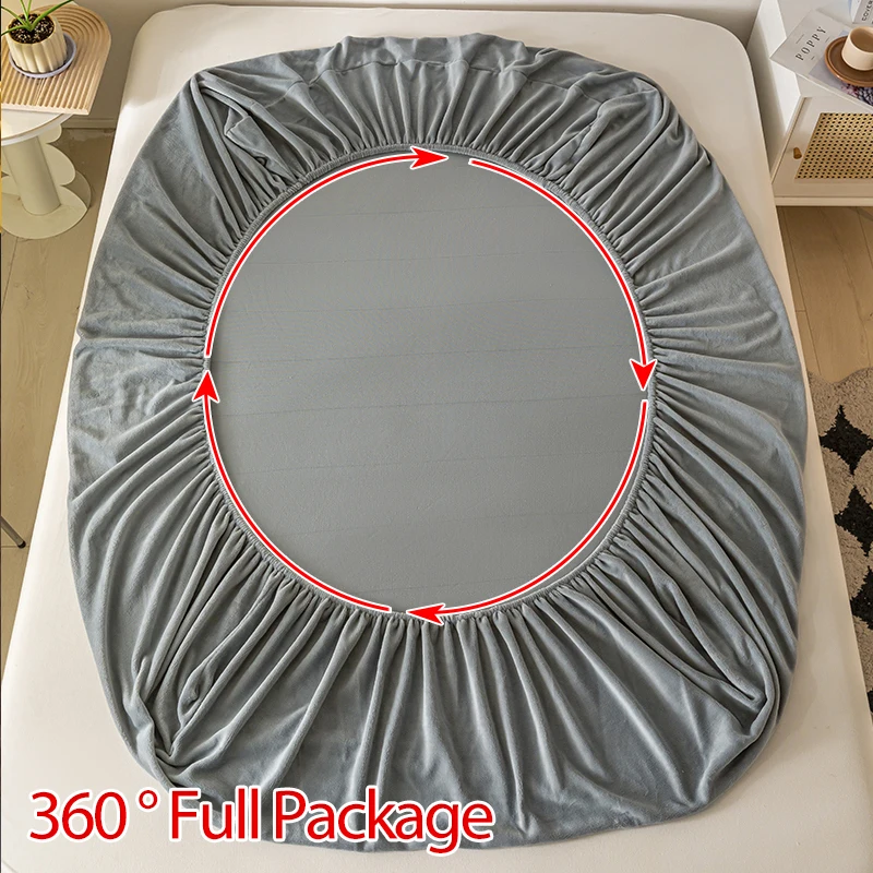 Kadife termal yatak örtüsü, kış için peluş kumaş levhalar, yatak örtüsü, tek çift kral kraliçe Bed120x200 için çarşaf seti