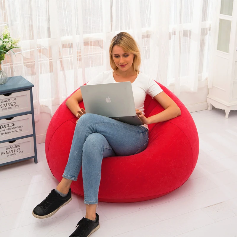 Kalınlaşmış tembel şişme Sofa sandalyeler fasulye torbası kanepeler PVC şezlong koltuk Tatami dinlenme koltuğu mobilya sandalyeler oturma odası kaynağı