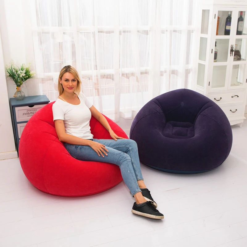 Kalınlaşmış tembel şişme Sofa sandalyeler fasulye torbası kanepeler PVC şezlong koltuk Tatami dinlenme koltuğu mobilya sandalyeler oturma odası kaynağı